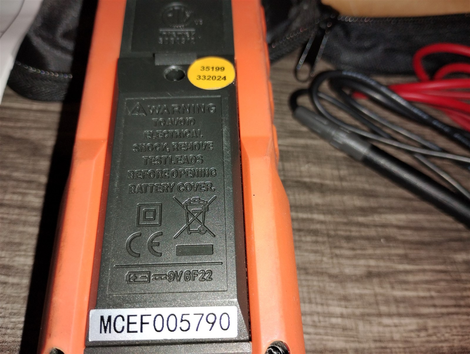 Ames Instruments Model 200A AC Digital Fork Meter Works With Probes & Case Clamp