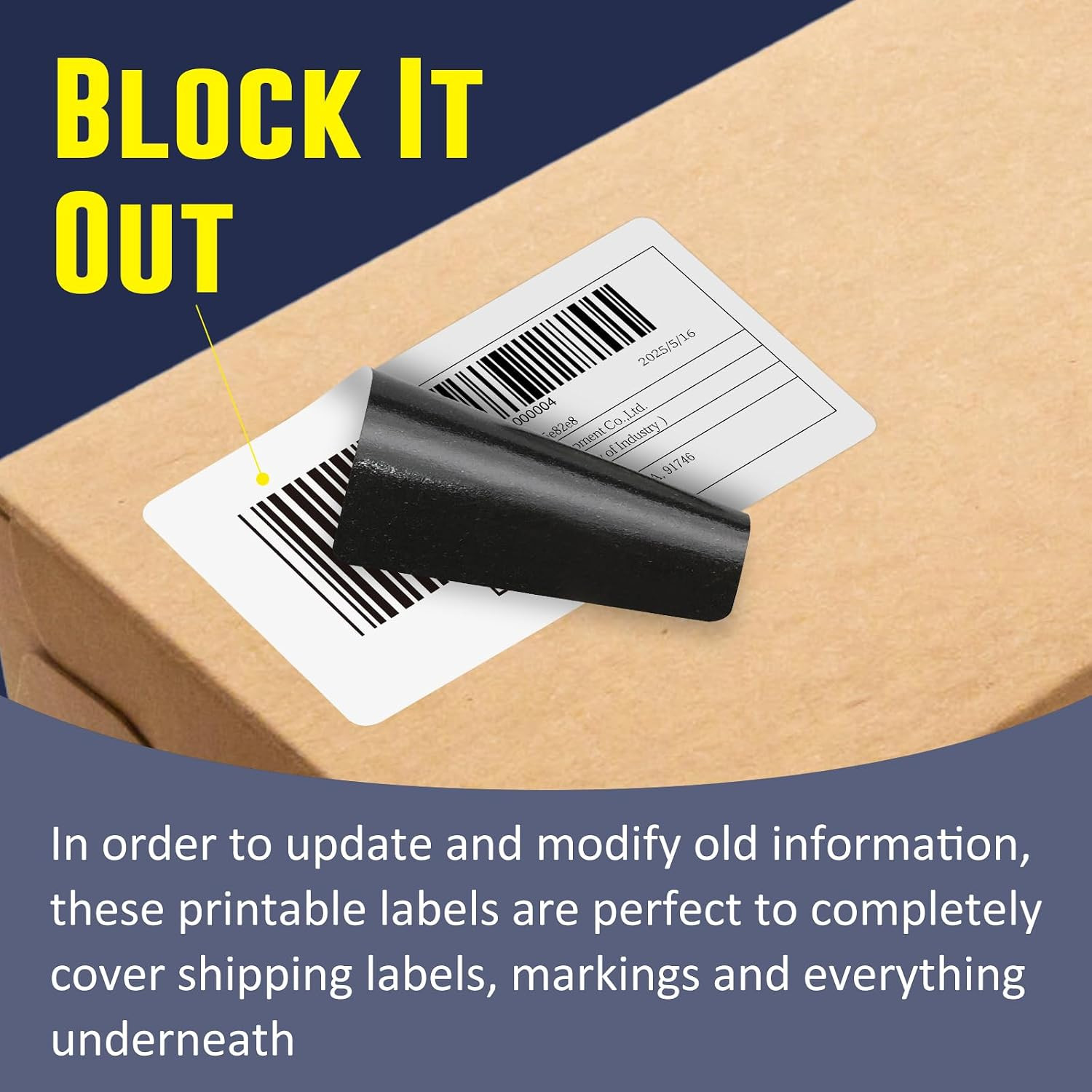 2.25″ X 1.25″ Direct Thermal Labels, Permanent Adhesive Barcode Address