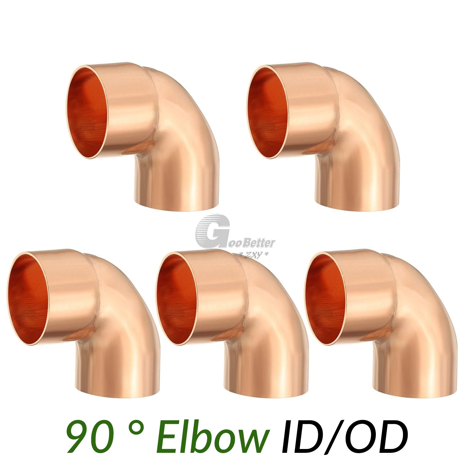 10mm to 108mm IG Copper End Feed Pipe Fittings,Coupler,90 degree Elbow