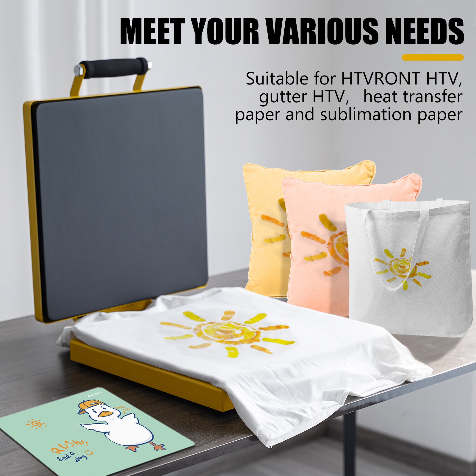 15″x15″ Digital Clamshell Heat Press Machine T-shirt Transfer Sublimation Print