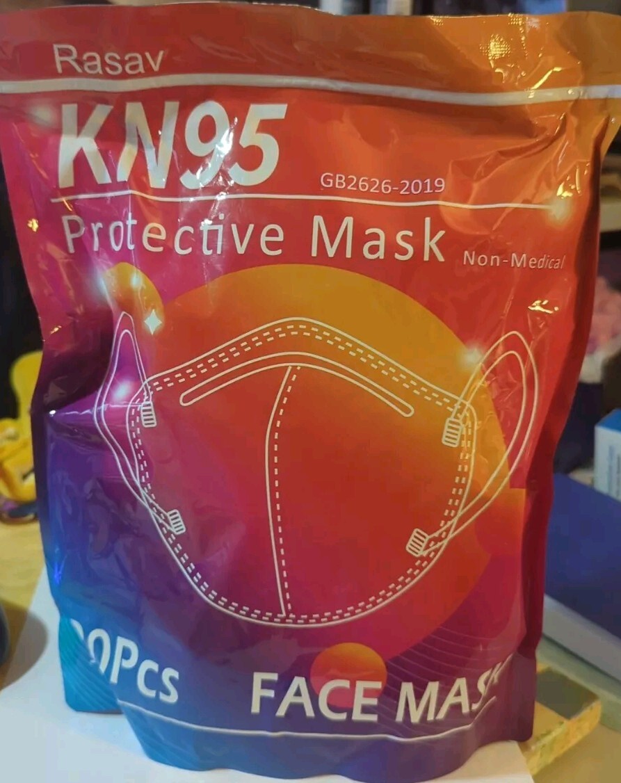 Rasav KN95 GB2626-2019 Protective Masks Non-Medical 30 Pcs