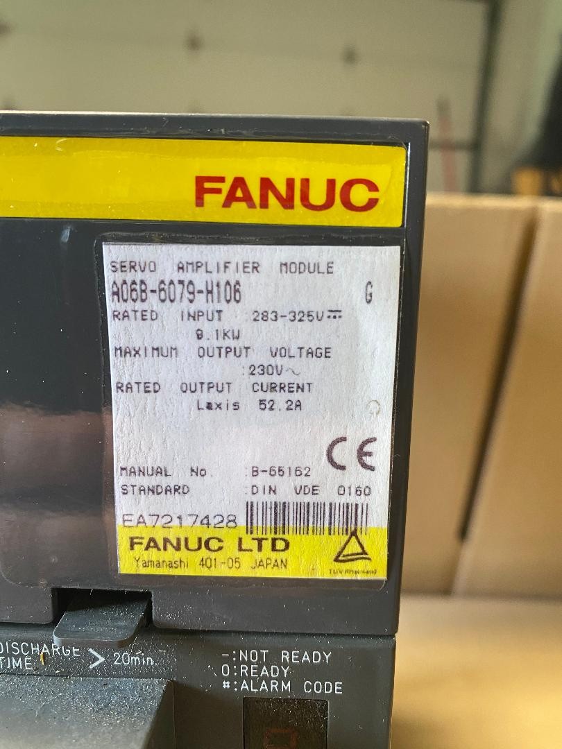 FANUC SERVO AMPLIFIER DRIVE A06B-6079-H106