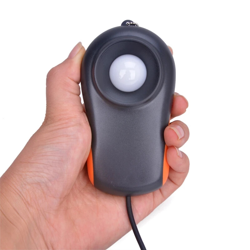 Professional Digital Lux Meter 0.1~200,000 Lux/FC LCD Light Meter Detect Light