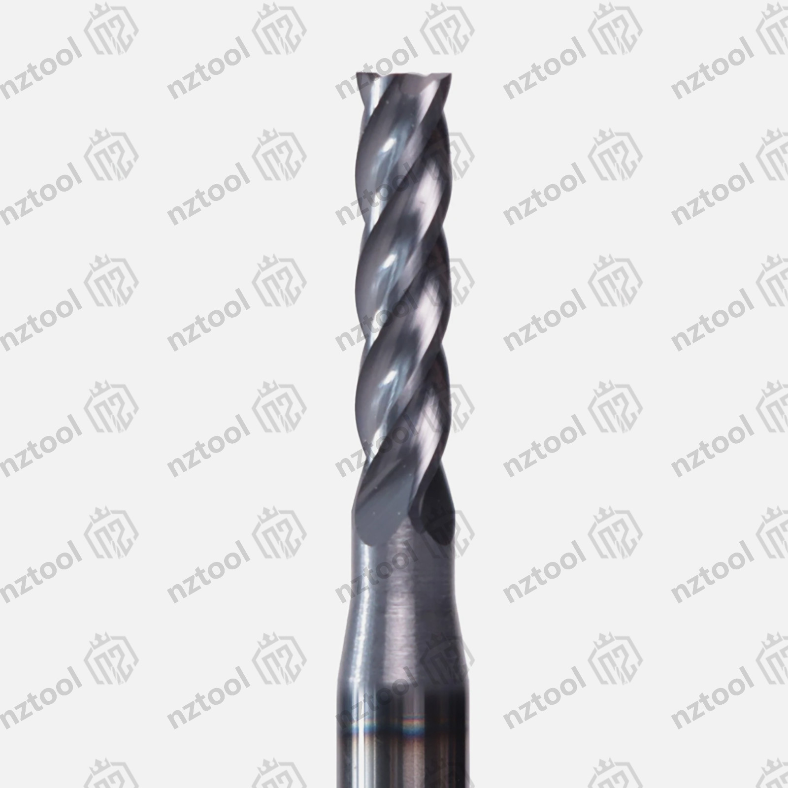 10 PCS 4 Flute 1/16″ x 1-1/2″ Overall Length Carbide End Mill -AlTiN Coated