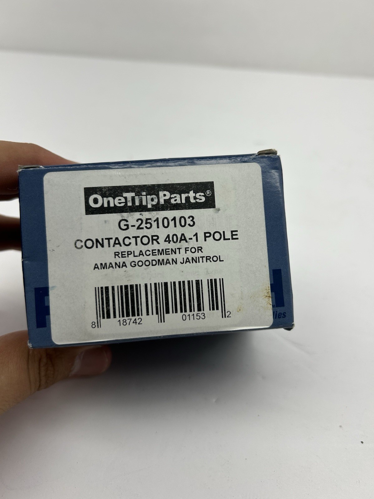 Rheem Protech 42-25101-03 Contactor 40A 1 Pole 24V Coil
