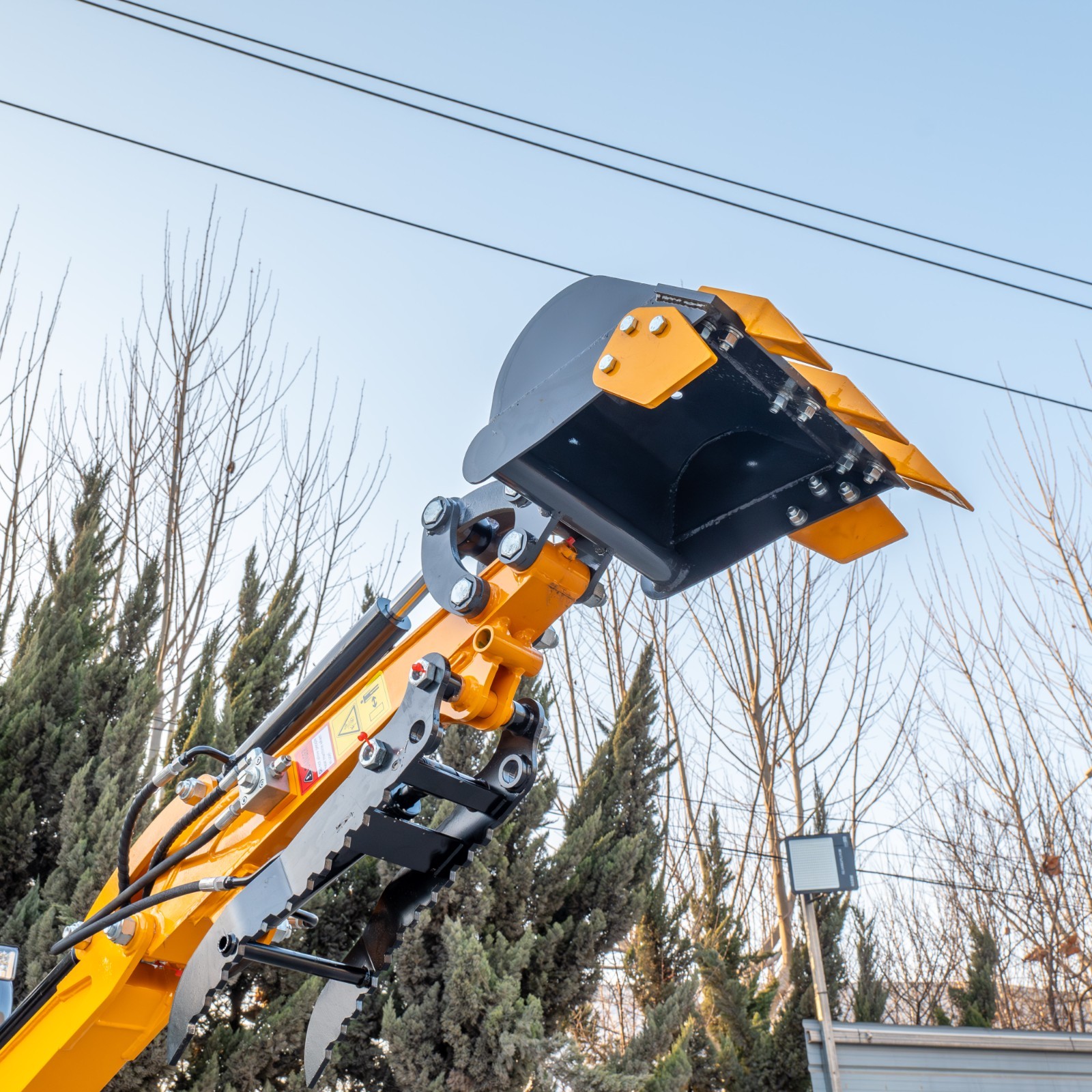FREE SHIP 1.4Ton Mini Excavator Swing Boom 13.5hp Gas B&S EPA Engine