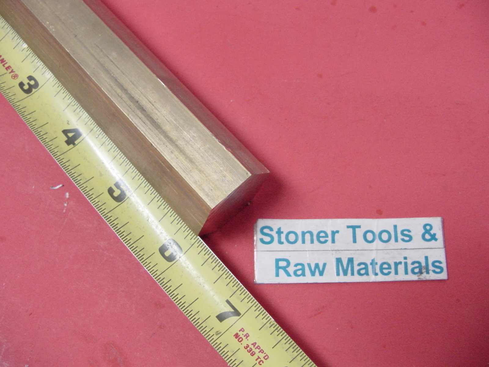 1″ C360 BRASS HEX BAR 6″ long New Lathe Bar Stock 1.00″ Flat to Flat 1/2 Hard