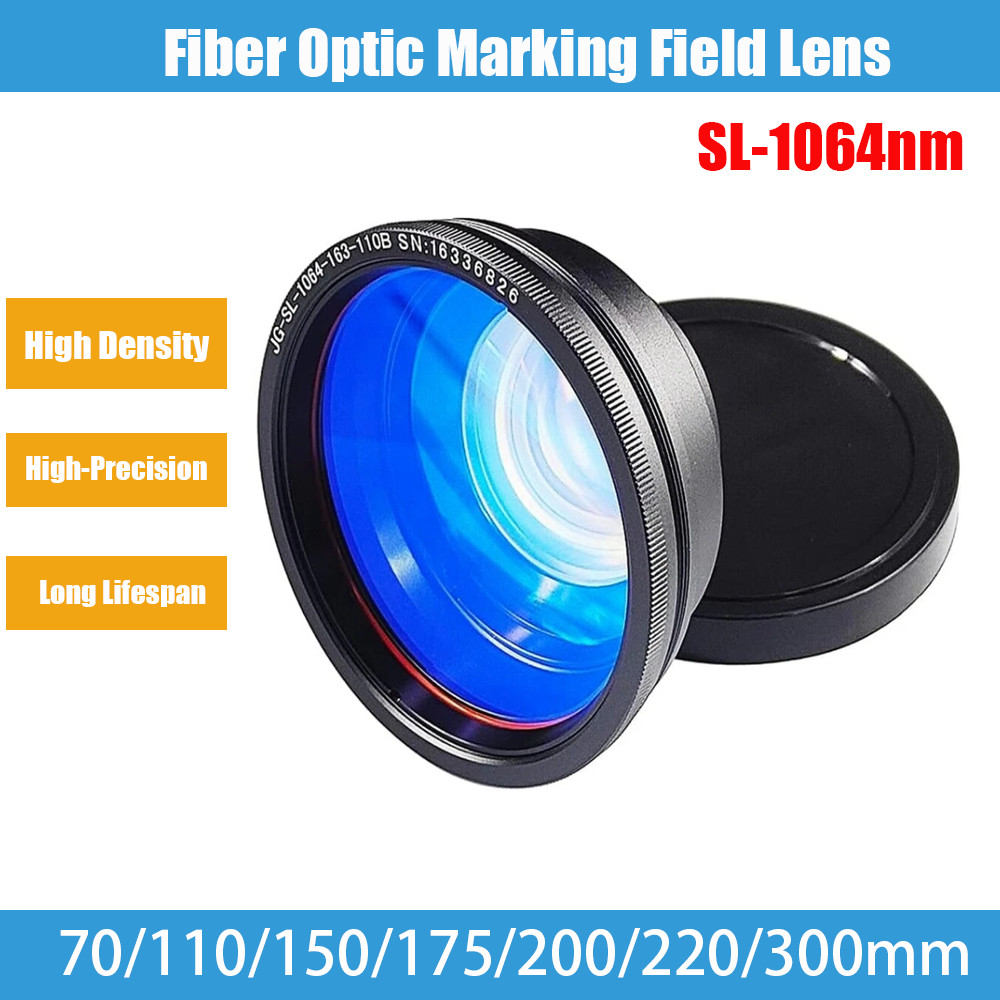 70-300mm SL-1064nm F-theta Field Lens Fiber Optic Laser Marking Field Lens