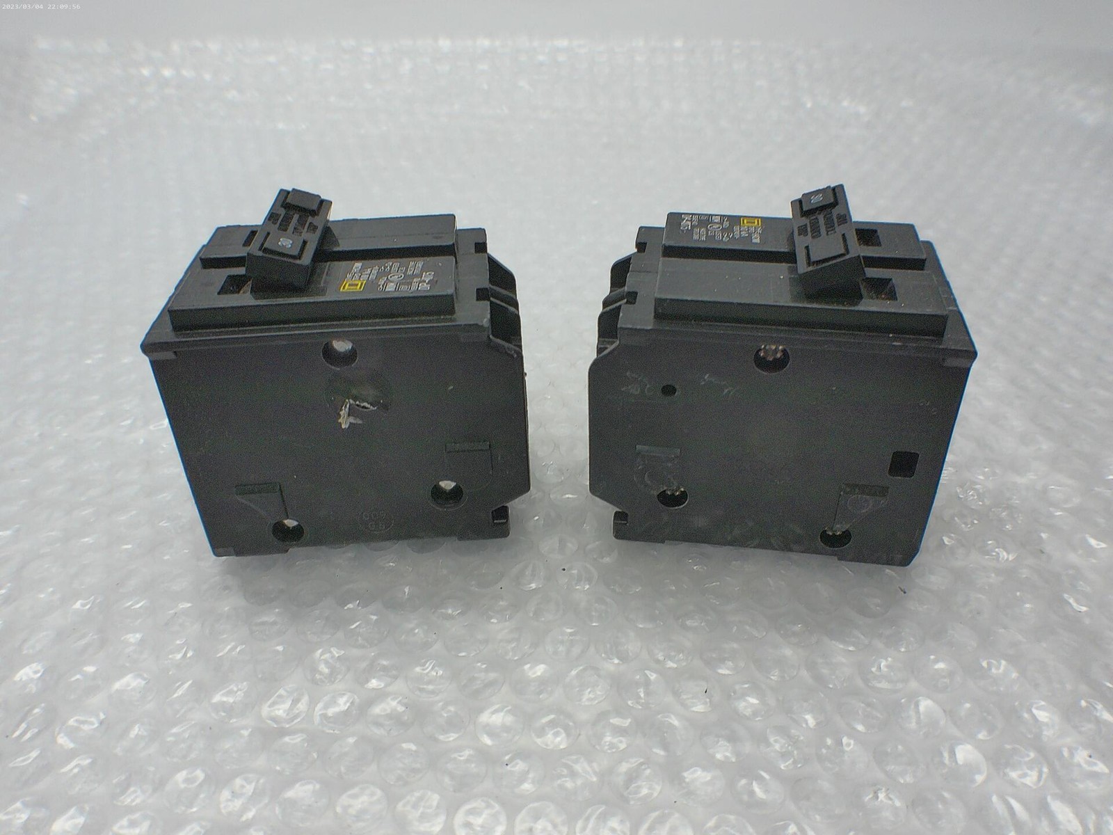 SQUARE D HOM230 BREAKER 2POLE 30AMP LOT OF 2 NSNP