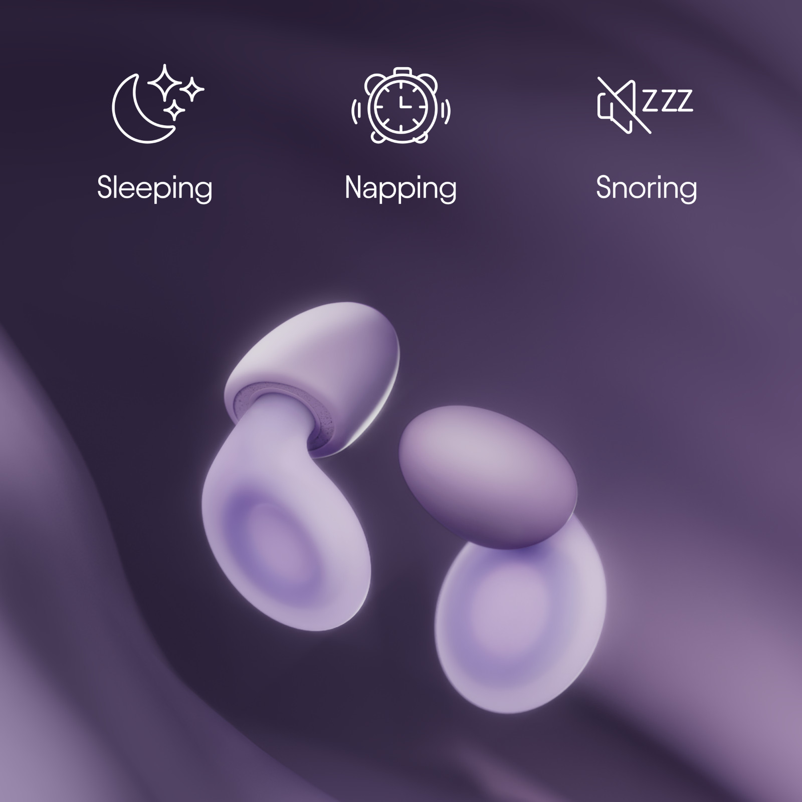 Official Loop Dream – Silicone/Memory Foam Earplugs for Sleep Comfort