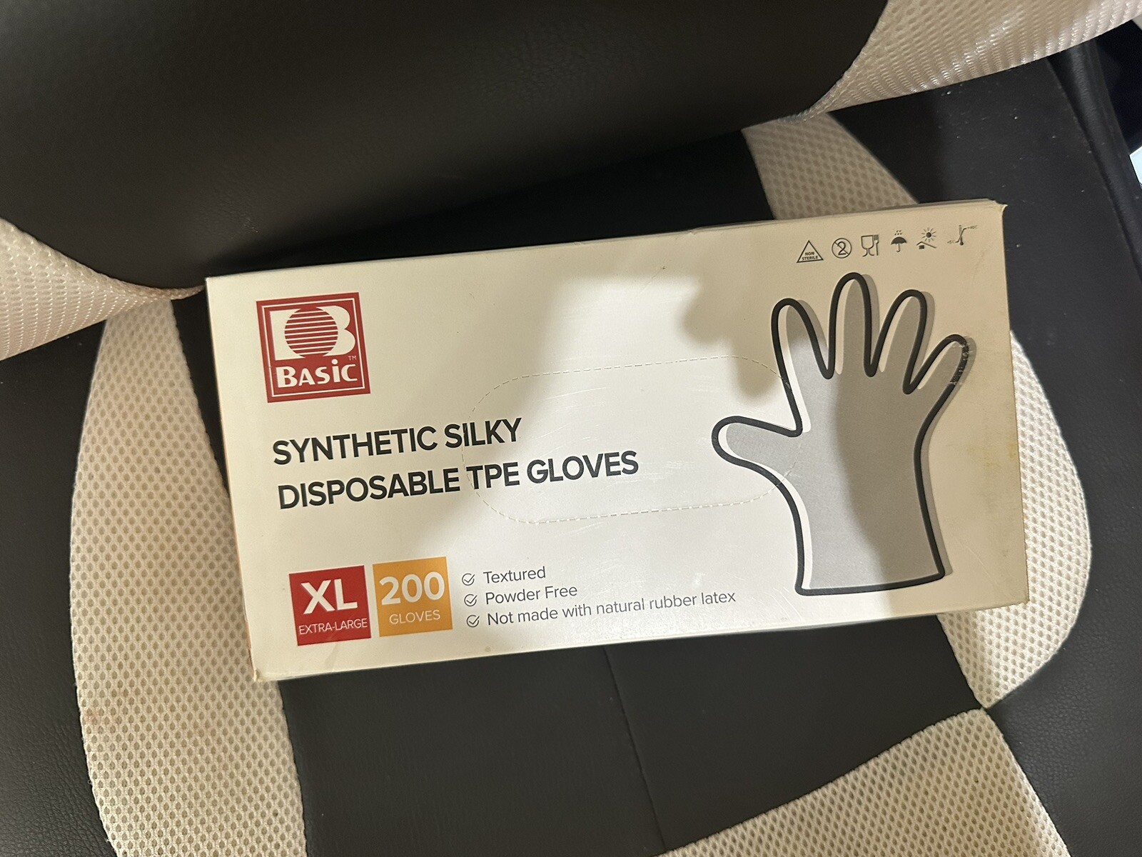 Synthetic Silky Disposable TPE Gloves. Sizes Medium, Large 41 large 43 Medium