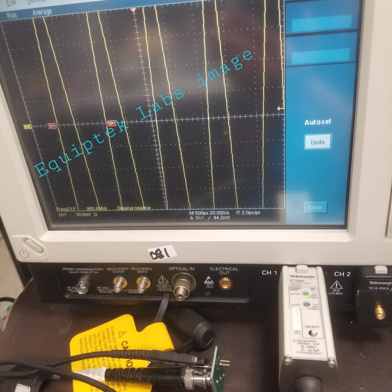 Tektronix P7260 Oscilloscope Probe 6 GHz TESTED for TDS6604, TDS7404, TekConnect
