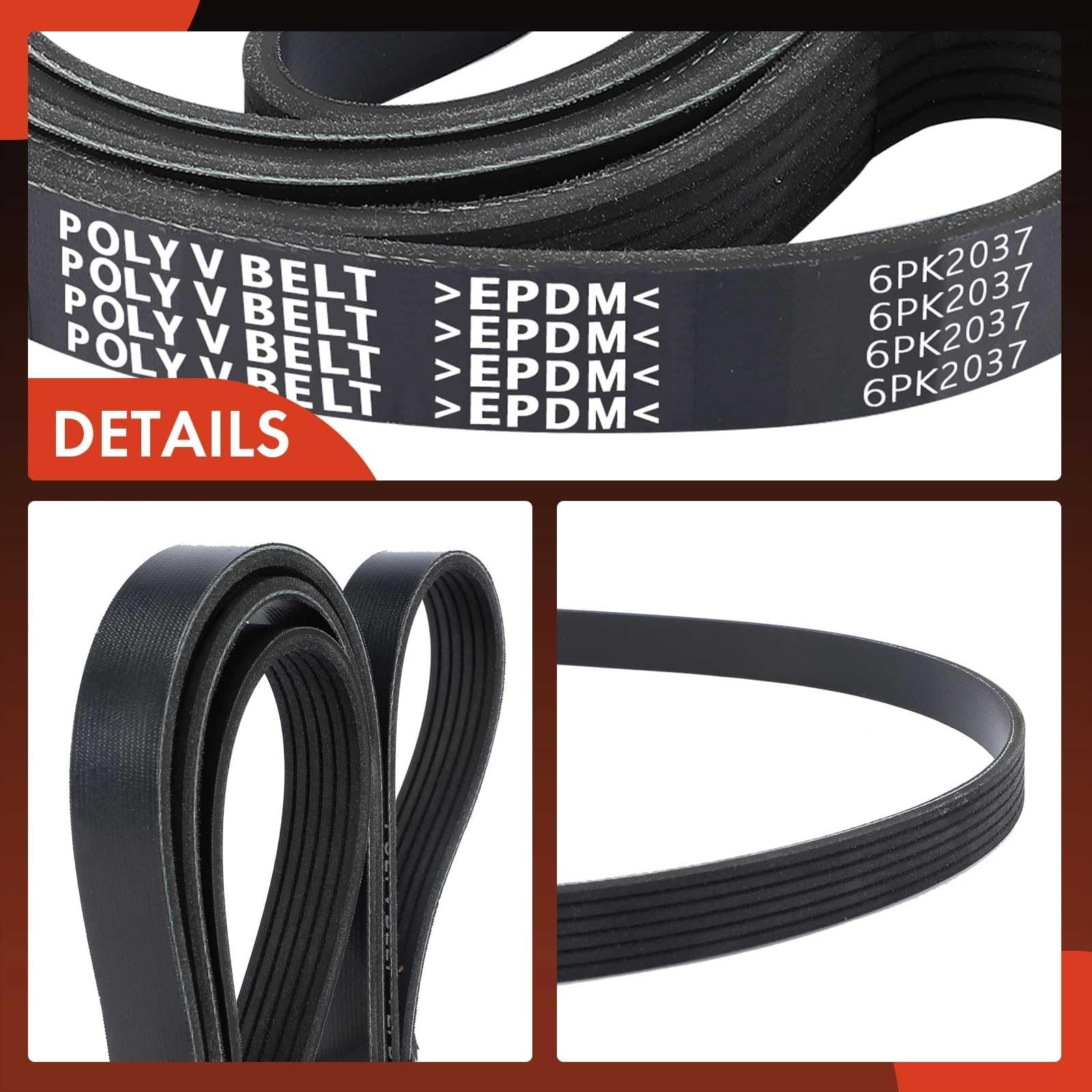 A-Premium 80.2 In Serpentine Belt for Jeep Compass 2007-2017, Patriot 2007-2017