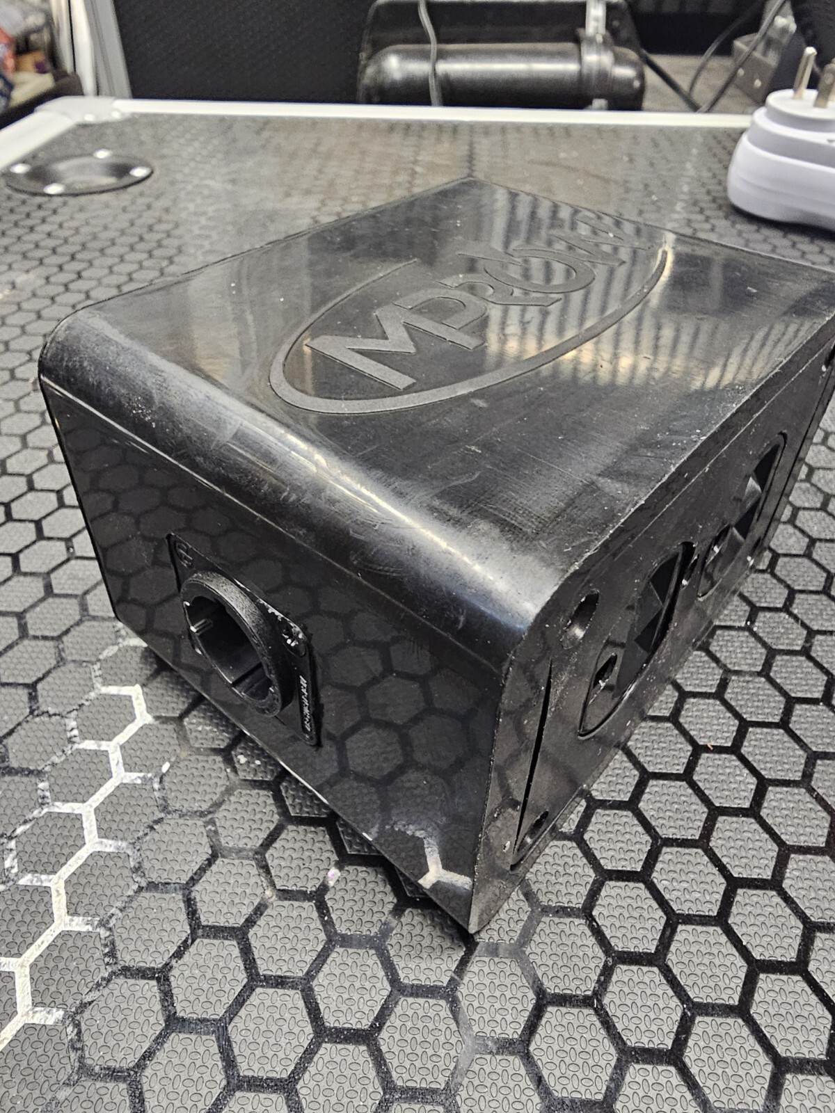 MPROW Rubber Quad Box Neutrik True1 Power Distribution Twist-Lock Distro link