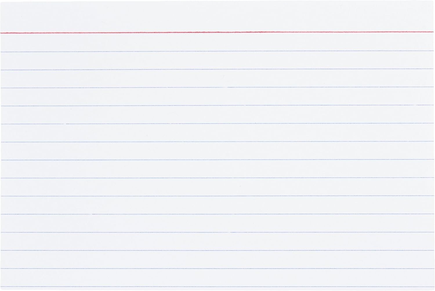 500 Count Ruled White Index Note Cards – Perfect for Study & Lists