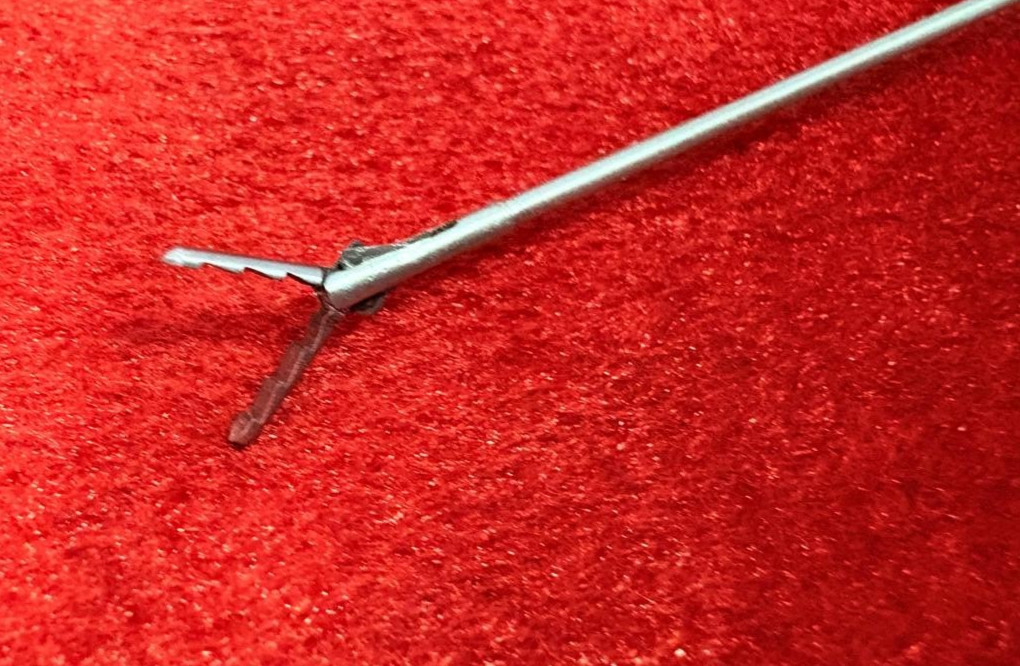 Hysteroscopy Alligator 5fr 40cm Semi Rigid Type Fyber Handle Best Quality Reuse