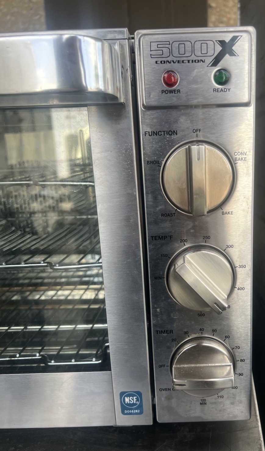 Waring WCO500X Commercial 1/2 Size Convection Oven 120V