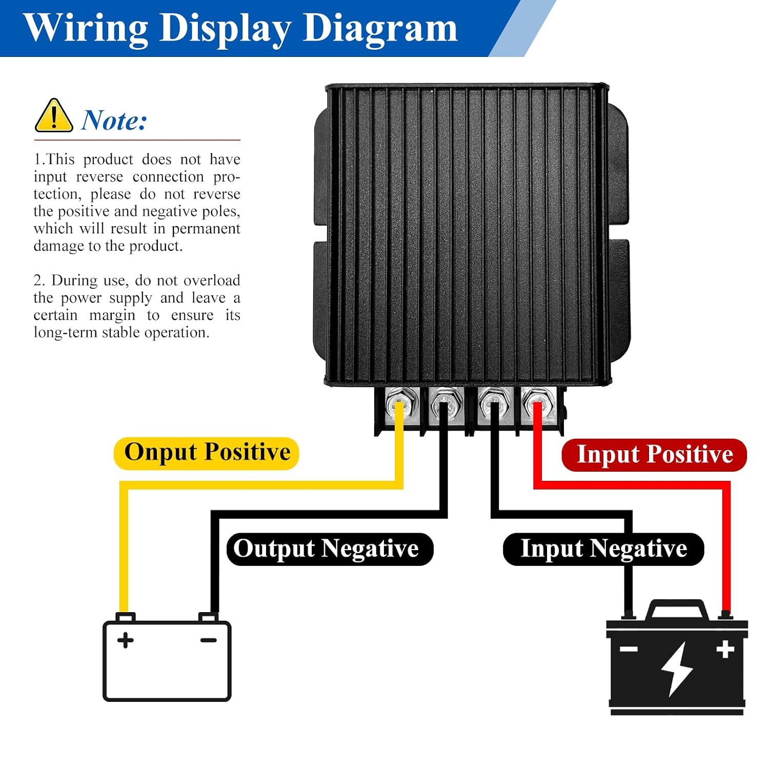 600W Dc-Dc 24V 25A Power Converter 12V to 24V Step-Up Transformer, Shockproof an