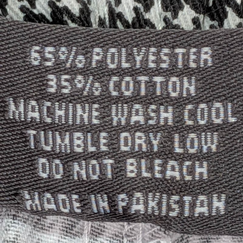 NEW Chef Code Trousers M Black White Houndstooth Chefcore Utilitarian Culinary