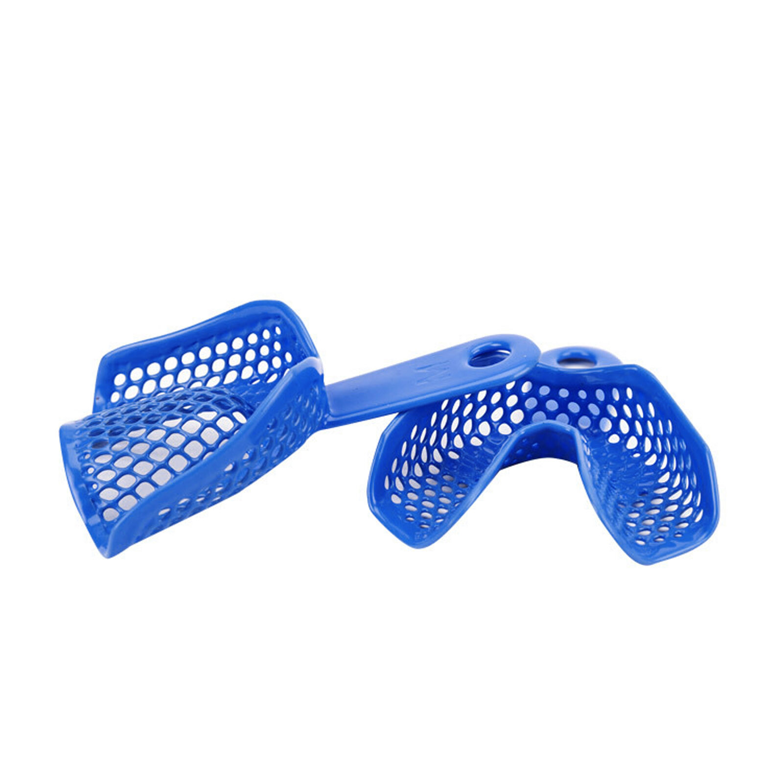 2Pcs/10Pcs Plastic-Steel Dental Impression Trays Material Upper+Lower 5 Sizes