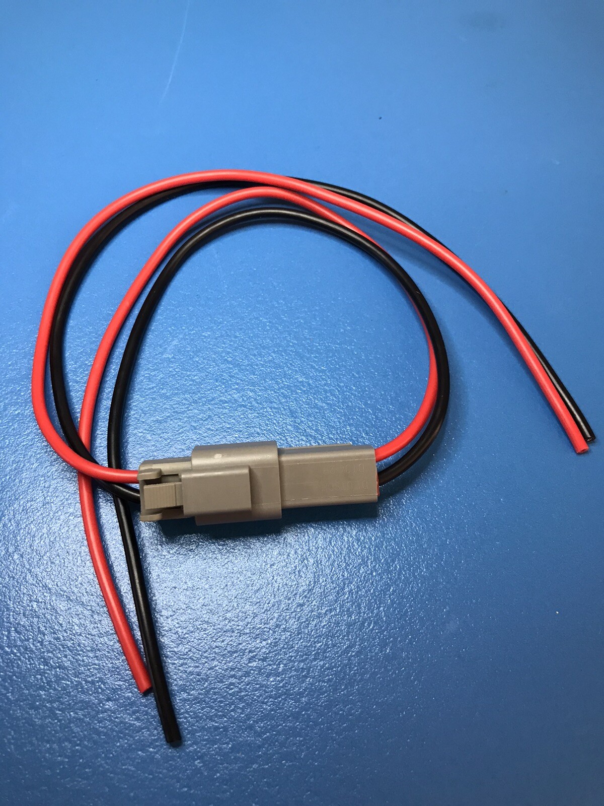 16 AWG Assembled Deutsch 2 Pin waterproof connector 12” Each wire kit New