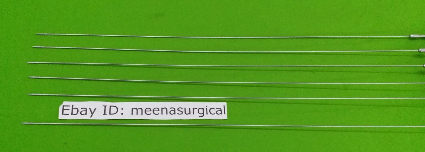 6pc Hysteroscopy Semi Regid Scissor 5FR 40cm Laparoscopic Surgical Instruments