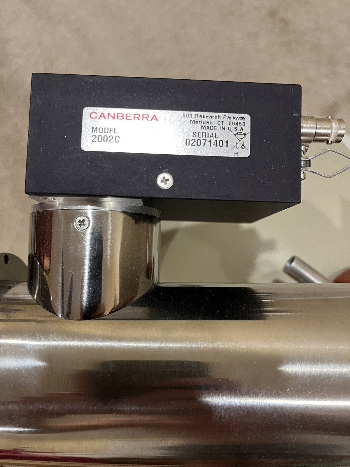 Canberra GC2020 7600S Cryostat Coaxial Germanium Detector with 30L Dewar