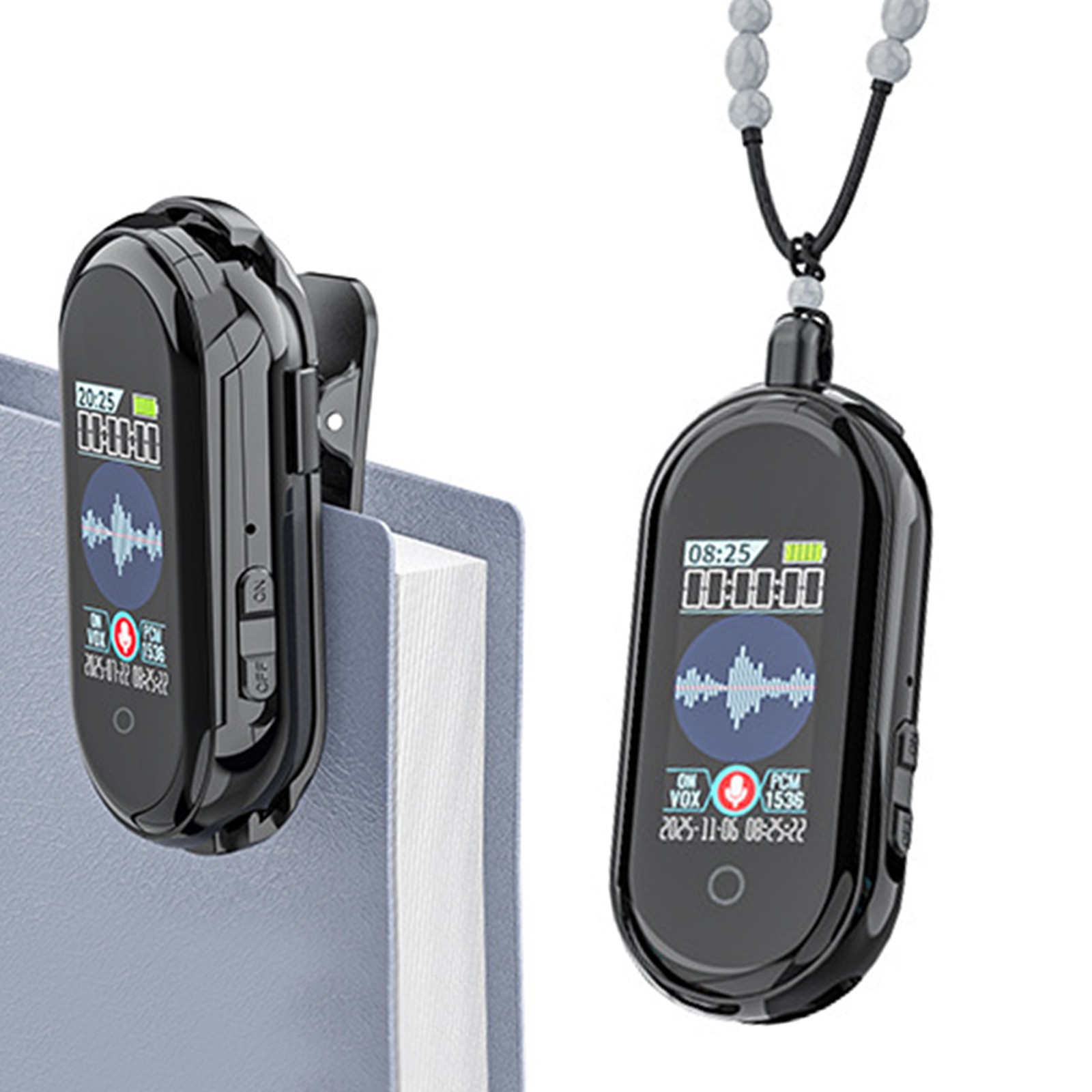 64GB HD Audio Record Device Noise-Canceling 1.05In Screen For Business & Classes