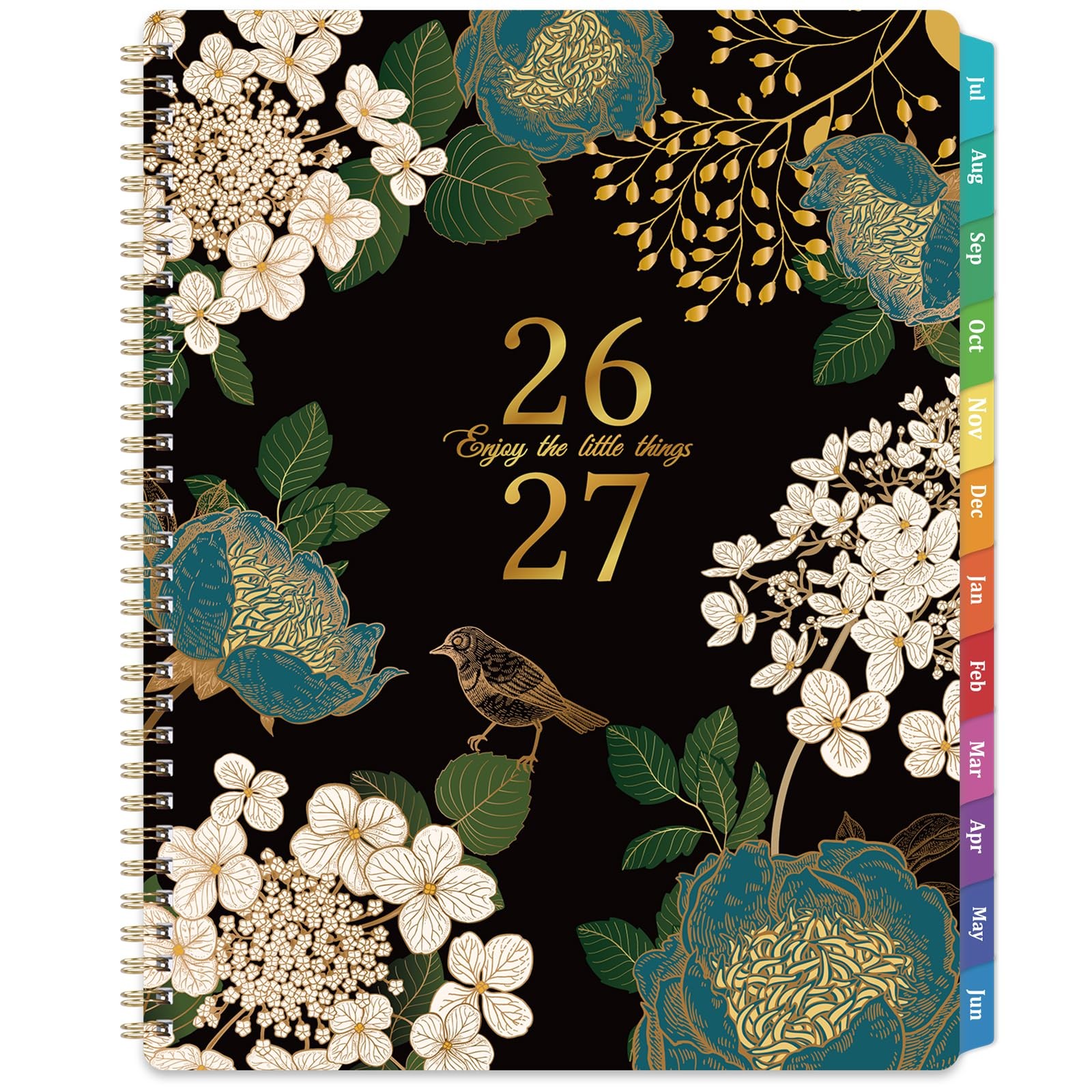 Planner 2026-2027 – Academic 26-27, Jul.2026 – 8 X 10 inches, BLACK