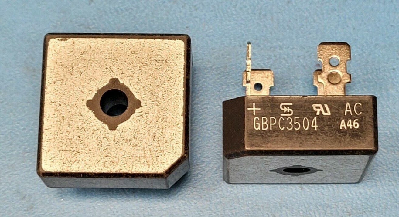 2pcs GBPC3504, Bridge Rectifier Diode, 400 V, 35 A, Taiwan Semiconductor