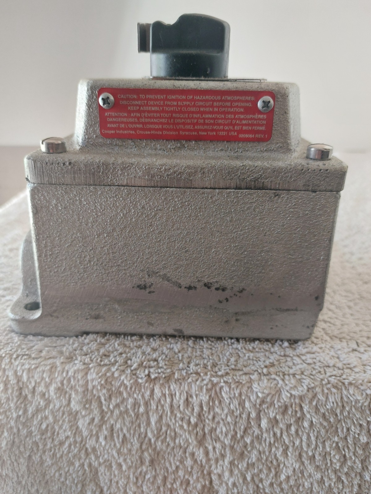 CROUSE-HINDS EDS21273 HOA 3-POSTION SEL SWITCH