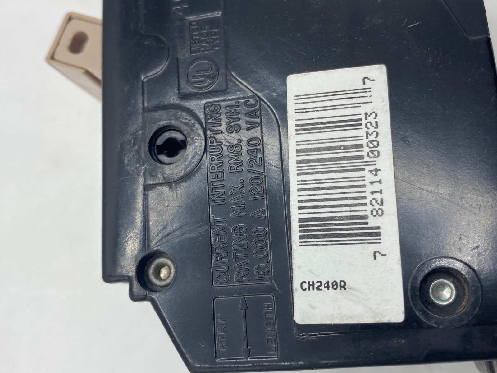 CUTLER-HAMMER CH240R COMMON TRIP CIRCUIT BREAKER 40A, 2 POLE, 120/240 VAC