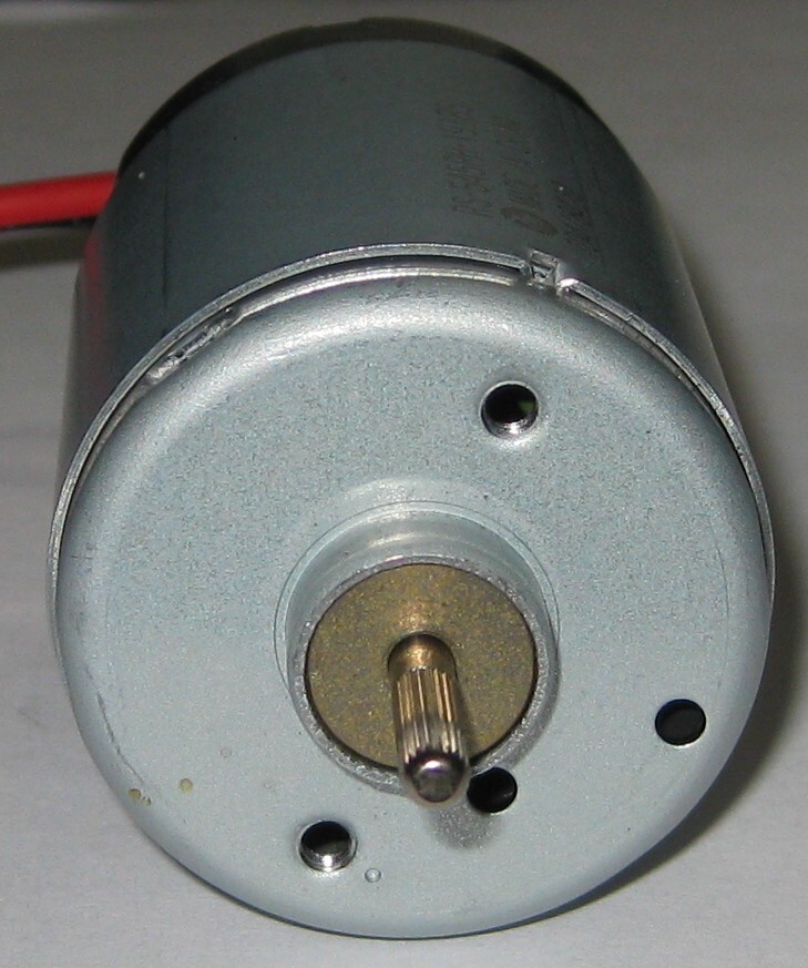 12 V – 1750 RPM – Slow Speed Electric DC Motor w/ Cable + Connector – High TQ
