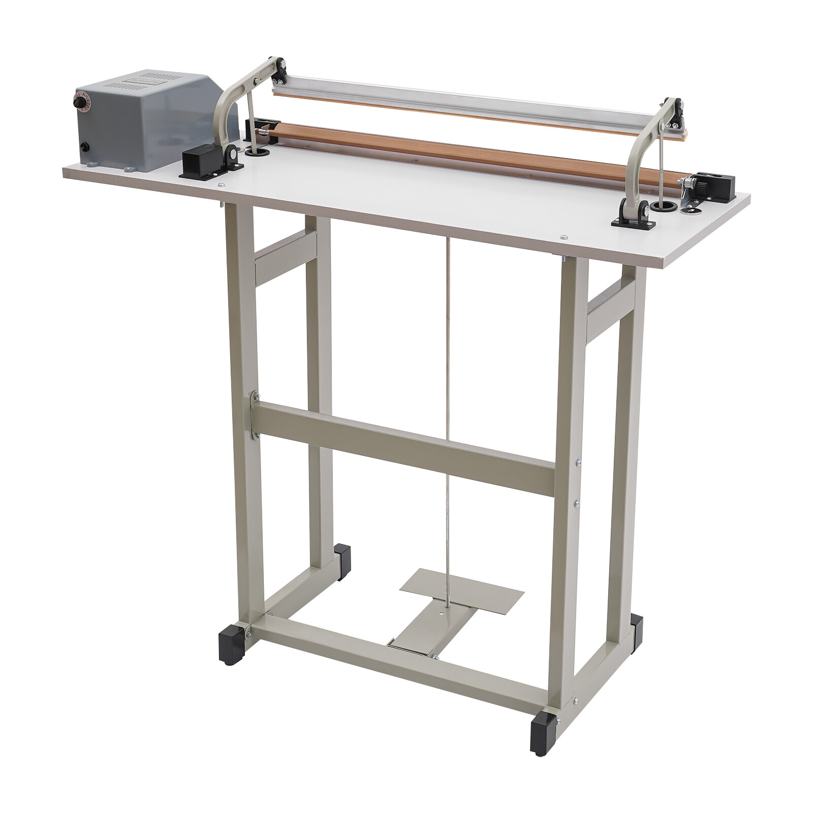 22.83″ Foot Pedal Impulse Sealer heat sealing machine,Plastic Bag sealer AC110V