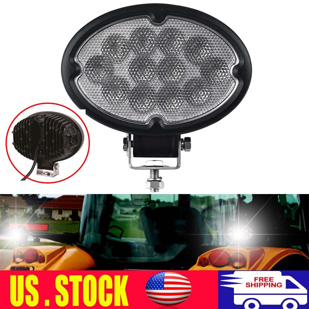 36W 4800LM LED Work Light Headlight Flood For Challenger Tractor MT425B MT445B