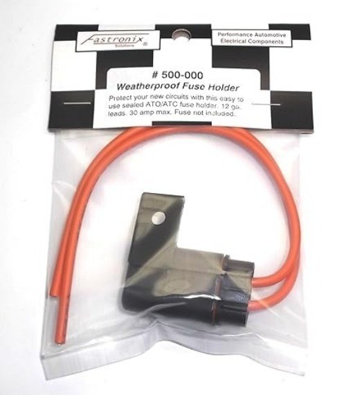 Automotive/Marine Waterproof Blade Style ATO/ATC Fuse Holder with Cover 1 Pack