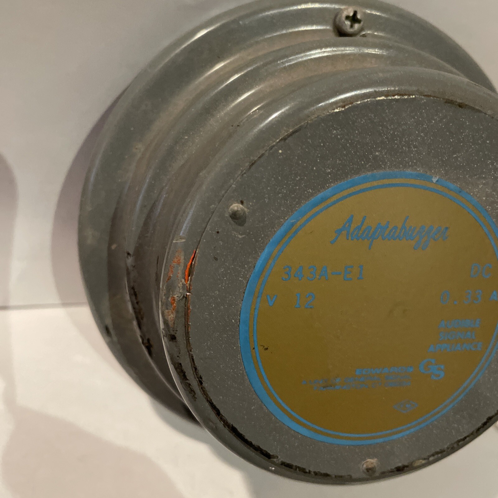 Adaptabuzzer Audible Signal Appliance – Device – Alarm 343A-E1 – 12V DC 0.33 A