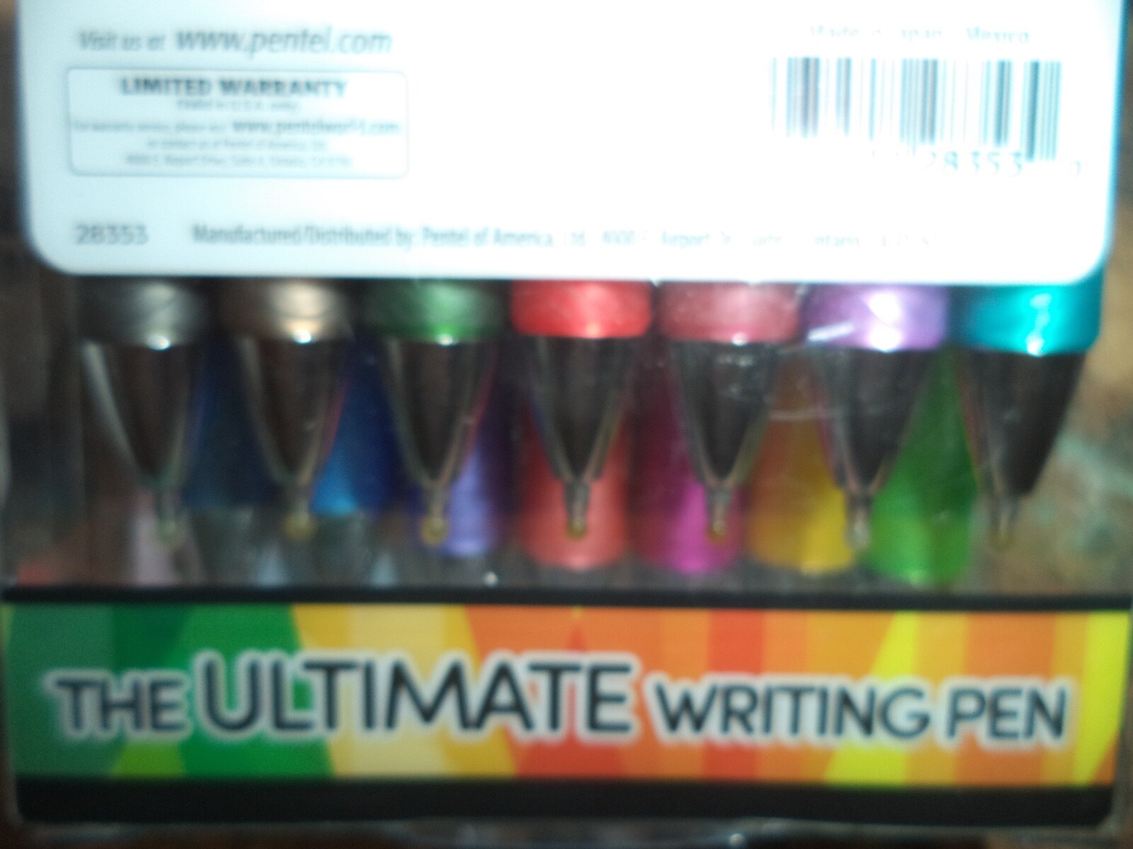 14 🔥Pentel EnerGel RTX Retractable Liquid Gel Pen 0.7mm Medium Assorted Colors