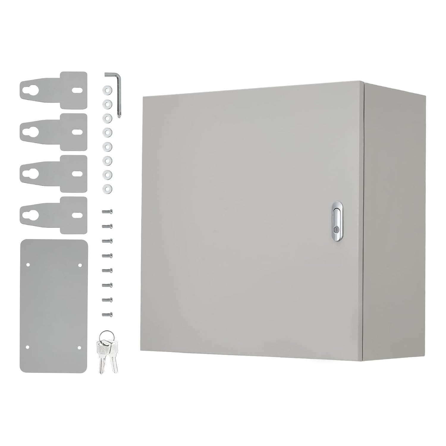 GARVEE Waterproof Electrical Box IP66 Steel Outdoor Enclosure Lockable Panel Box