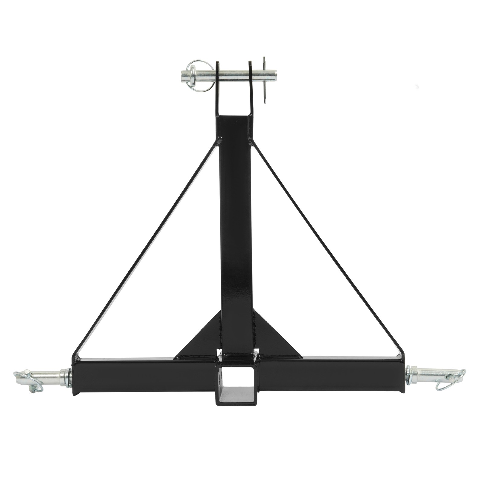 New 3 Point 2″ Receiver Trailer Hitch Drawbar Adapter Category One Tractor Black