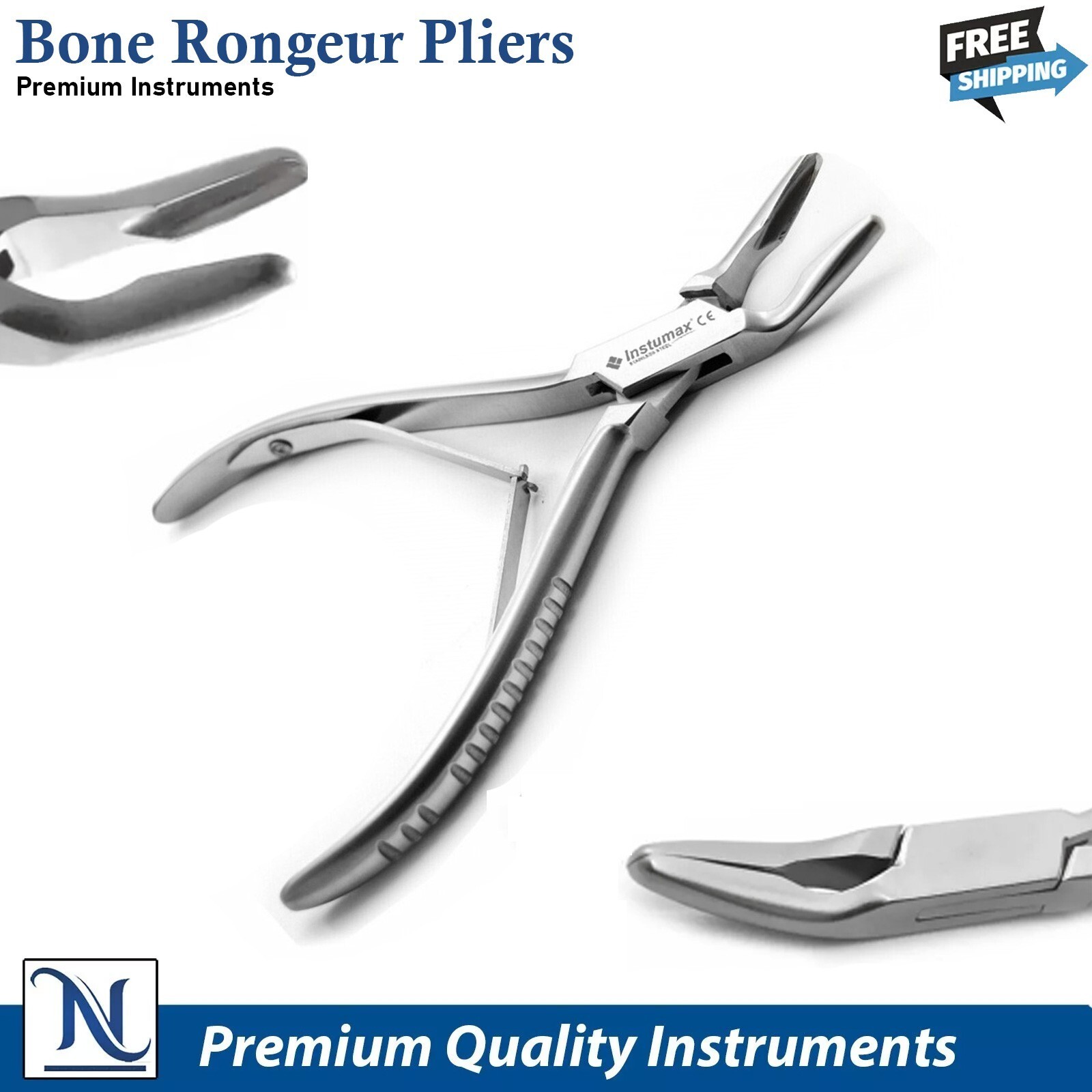 Micro Friedmann Bone Rongeur Plier Alveolar Bone Tissue CutSurgical Forceps 6»