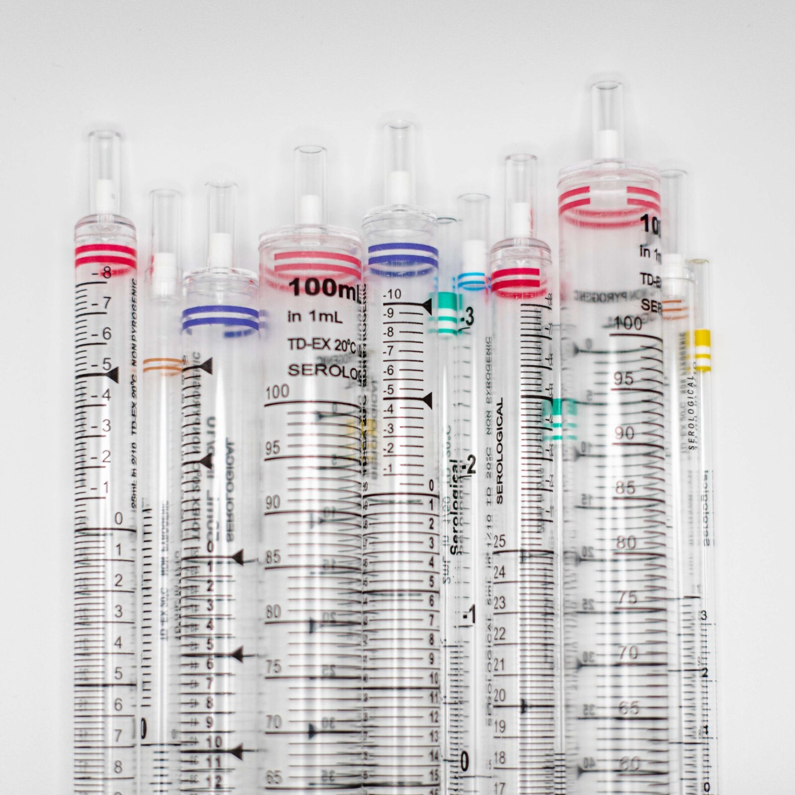 100mL Serological Pipette, Individually Wrapped, Paper/Plastic, Sterile, 50/pack
