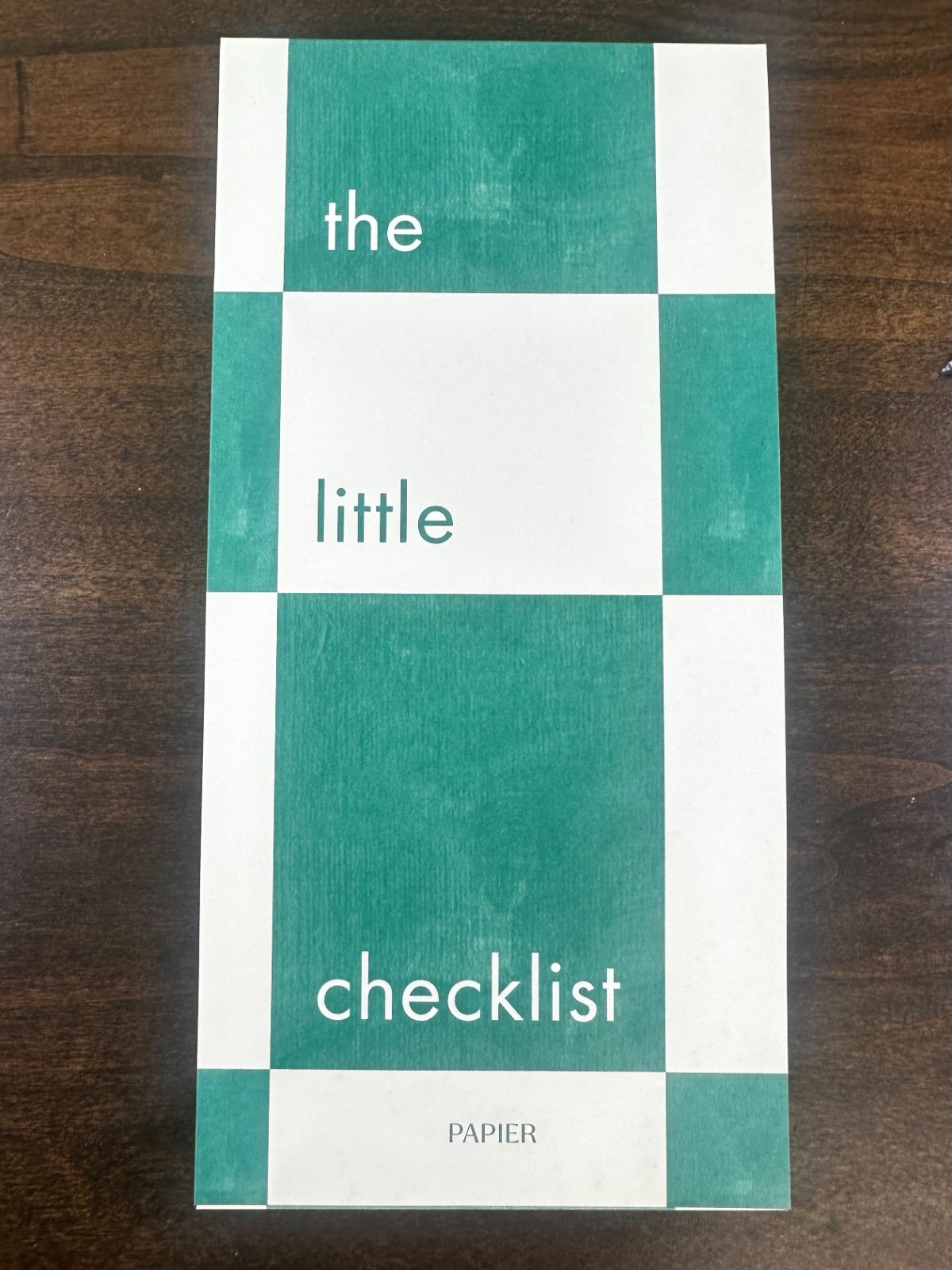 Papier The Little Checklist Daily Productivity List Pad from Anthropology