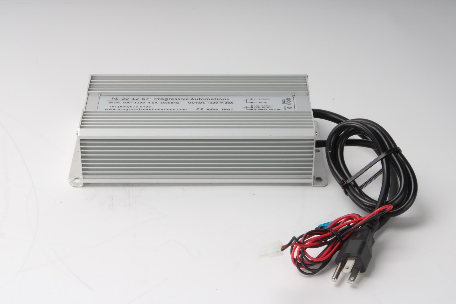 Progressive Automations PA-14P-18-50 Linear Actuator Kit W/Power Supply & Remote