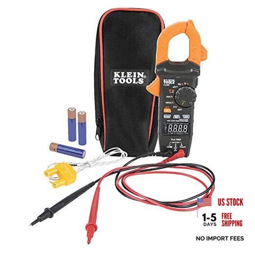 Klein Tools CL390 AC/DC Digital Clamp Meter, Auto-Ranging, 400 Standard Display