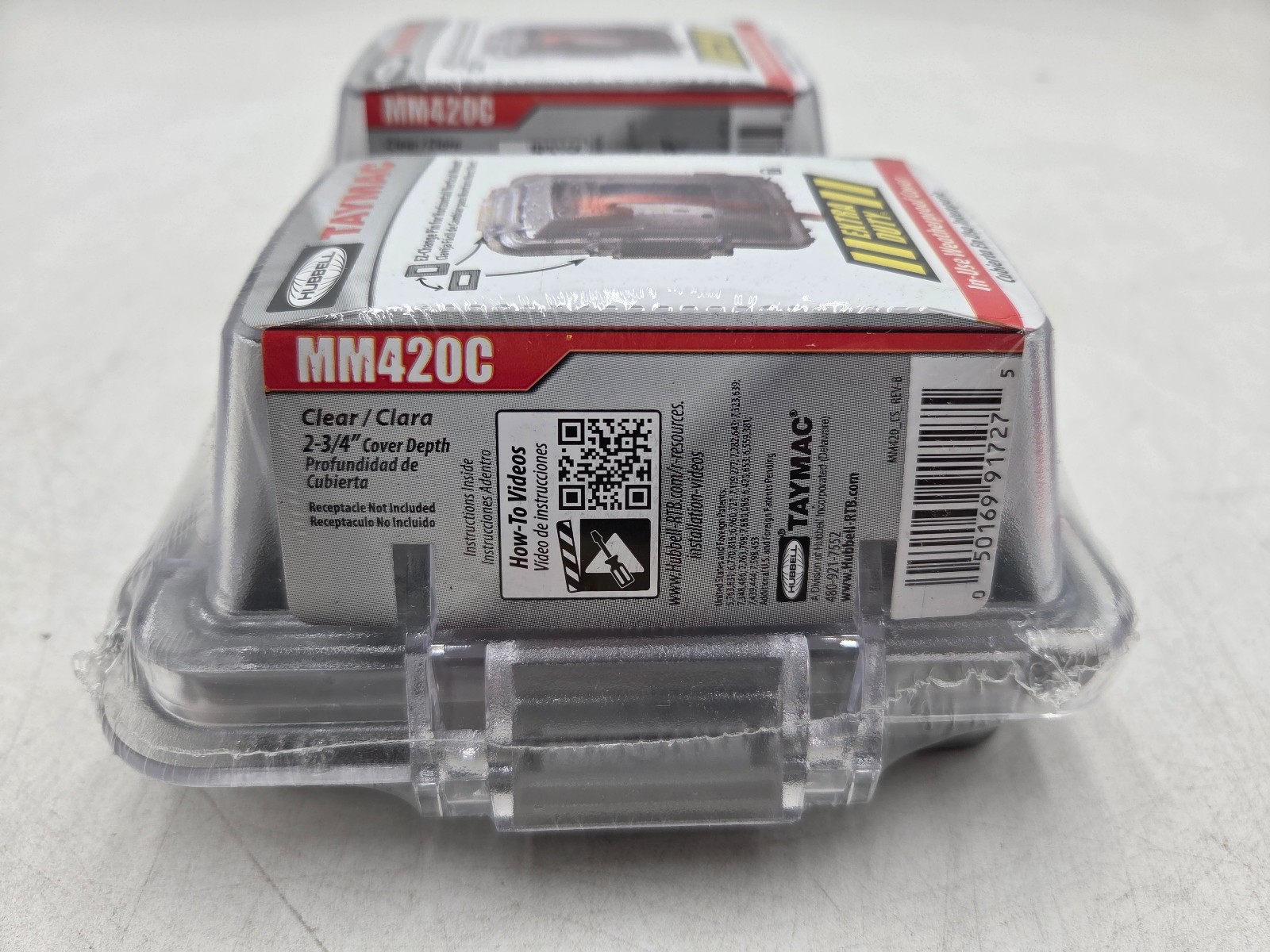TayMac MM420C Rectangle Weatherproof Cover Thermoplastic LOT OF 2