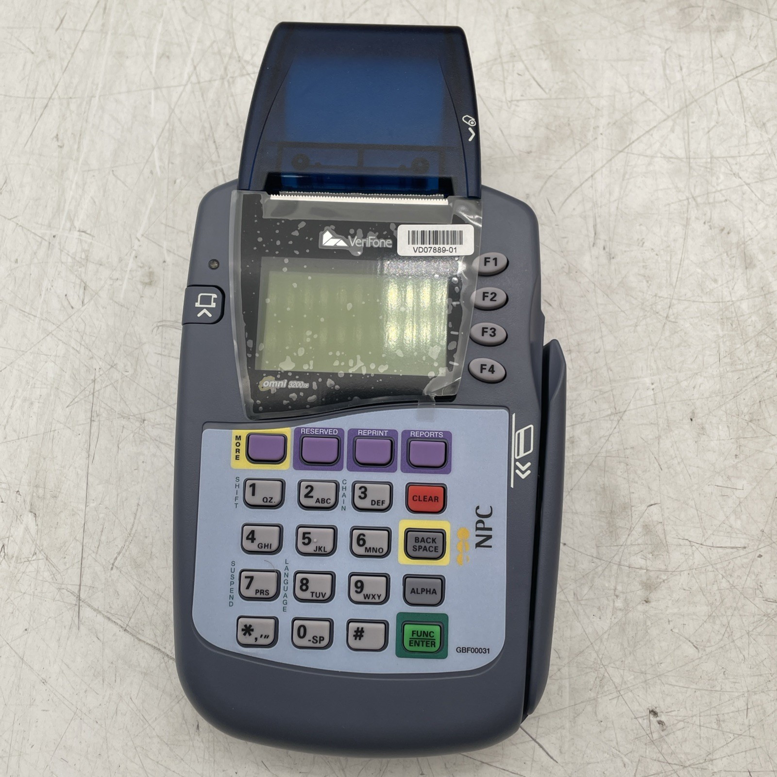 Verifone Omni 3200SE Portable LCD Display Credit Card Payment Terminal
