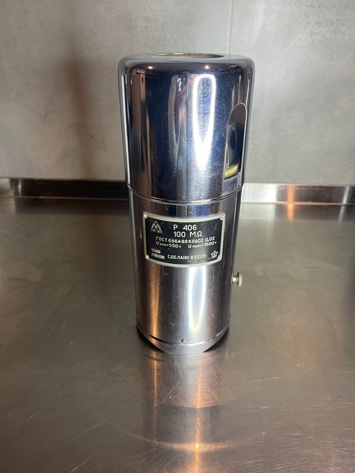 100 Mohm 100 MΩ Resistance Standard Resistor Calibrator Accuracy 0.02% Tested