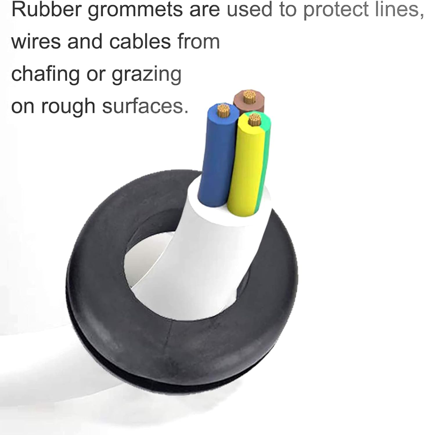 200 PCS Rubber Grommet Kit for Firewall Hole Plugging – Assorted Sizes!