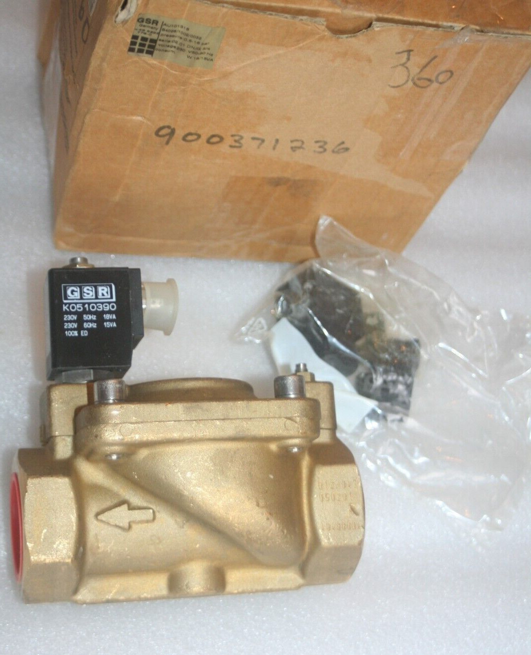 GSR GERMANY B4026/1002/0032 Solenoid Valve AU101318, 1-1/4″ * NEW *